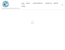 Tablet Screenshot of beachministry.org